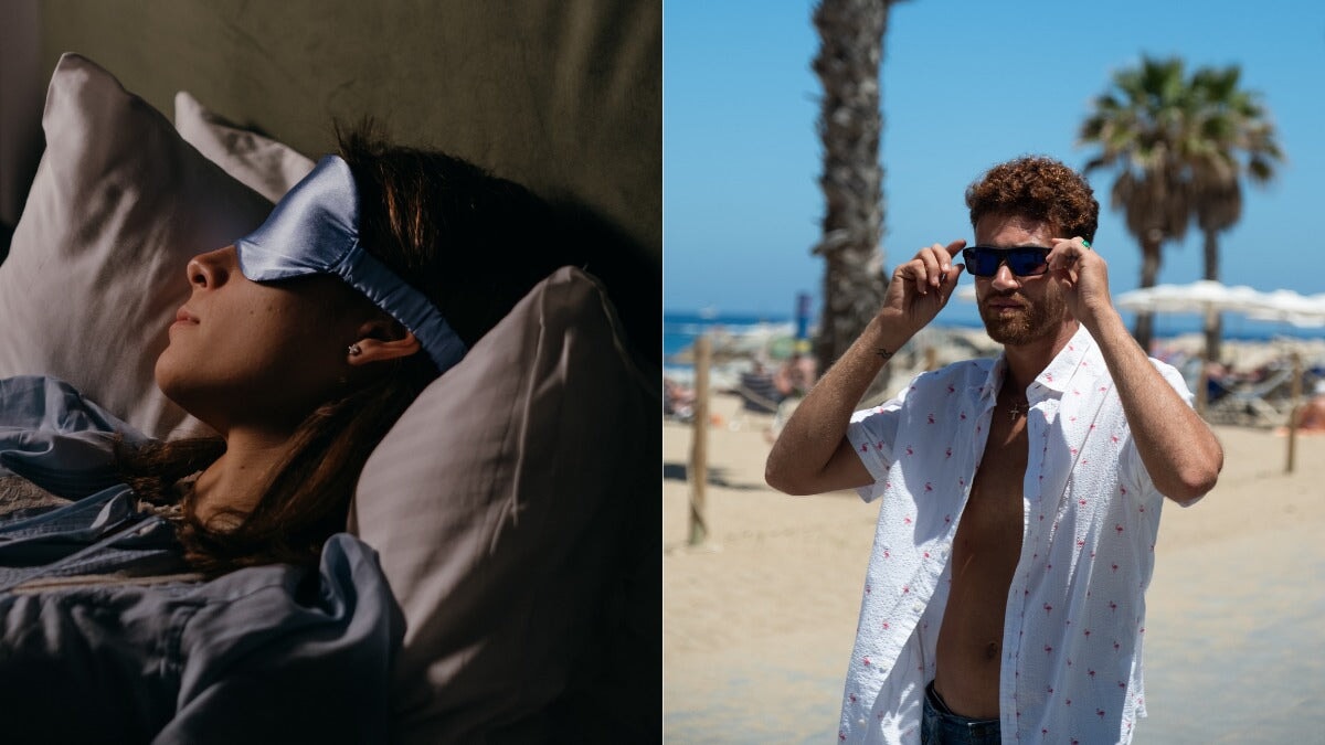 un homme portant des lunettes Horus X